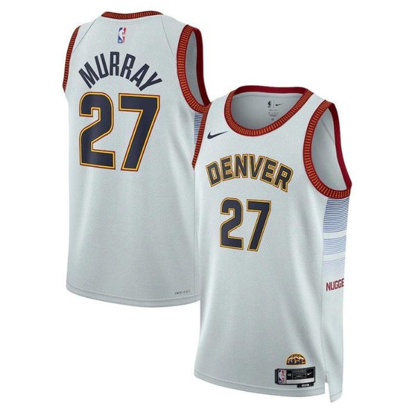 Jamal Murray Denver Nuggets Unisex 2022/23 Swingman Pro Official Jersey - City Edition - Silver - Champions Jerseys