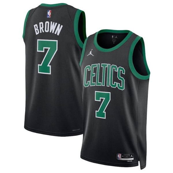 Jaylen Brown Boston Celtics Unisex 2022/23 Statement Edition Swingman Jersey - Black - Champions Jerseys