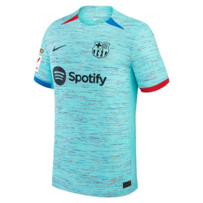 Barcelona 2023/24 Third Custom Jersey - Aqua / Any Name