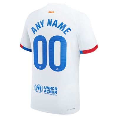 Barcelona 2023/24 Away Custom Jersey - White / ANY Name