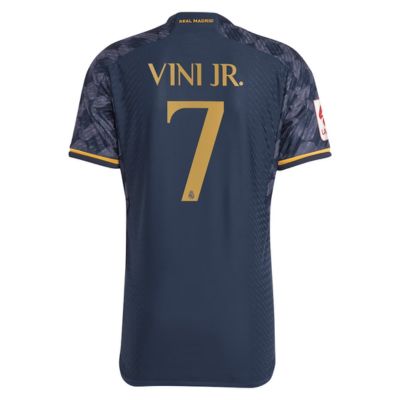 Vinicius Junior Real Madrid 2023/24 Away Player Jersey - Navy