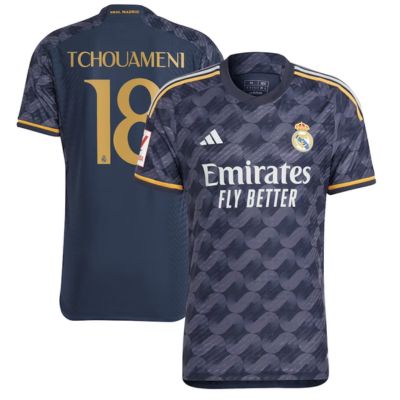 Aurélien Tchouaméni Real Madrid 2023/24 Away Player Jersey - Navy