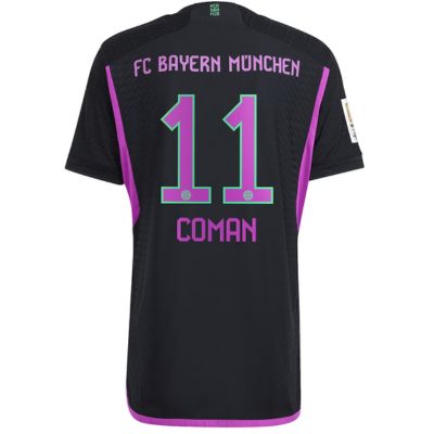 Kingsley Coman Bayern Munich 2023/24 Away Player Jersey - Black