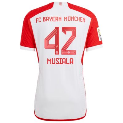 Jamal Musiala Bayern Munich 2023/24 Home Jersey - White