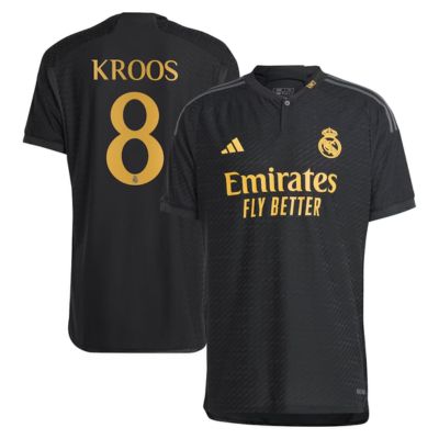 Kroos Real Madrid Home Shirt 2023-24 Jersey Player - Black