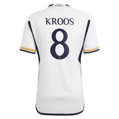 Kroos Real Madrid Home Shirt 2023-24 Jersey Player - White