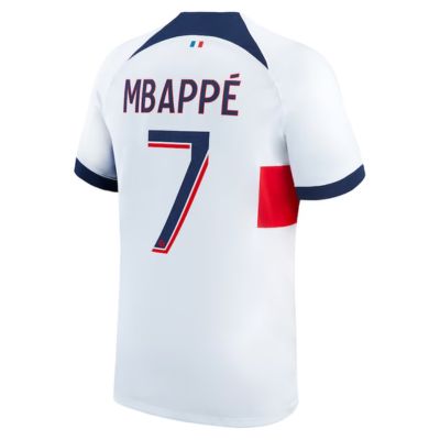 Kylian Mbappe Paris Saint-Germain 2023/24 Player Jersey - White