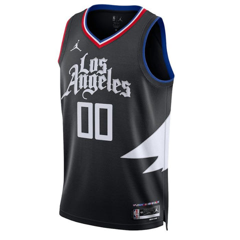 LA Clippers Unisex 2022/23 Swingman Custom Jersey - Statement Edition - Black - Champions Jerseys