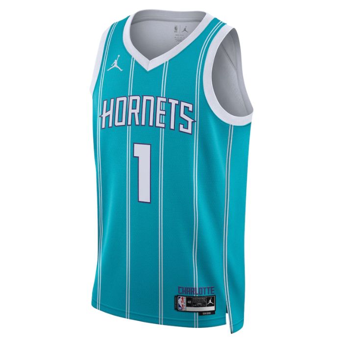 LaMelo Ball Charlotte Hornets Unisex 2022/23 Swingman Jersey - Icon Edition - Teal - Champions Jerseys