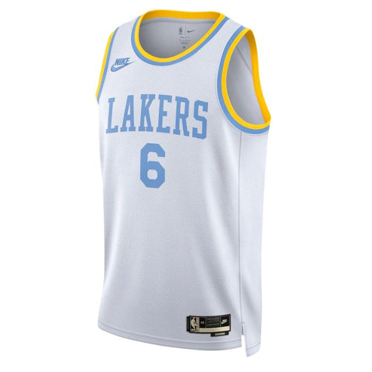 LeBron James Los Angeles Lakers 2022/23 Swingman Jersey White - Classic Edition - Champions Jerseys