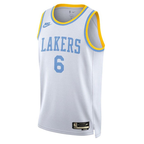 LeBron James Los Angeles Lakers 2022/23 Swingman Jersey White - Classic Edition - Champions Jerseys