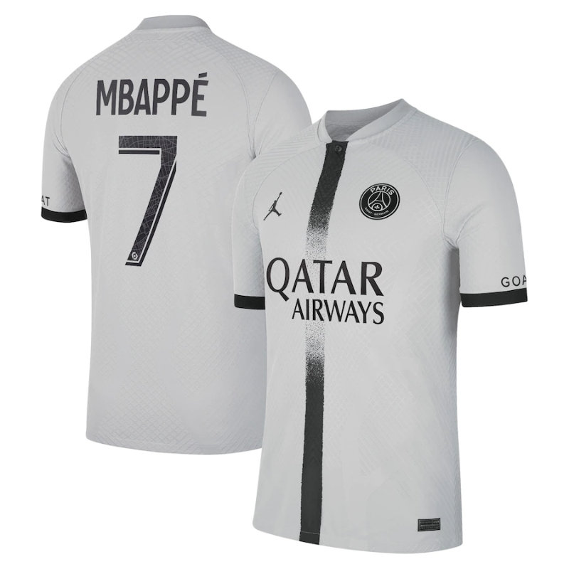 Kylian Mbappé Paris Saint-Germain 2022/23 Away Vapor Match Player Jersey - Black - Jersey Teams World