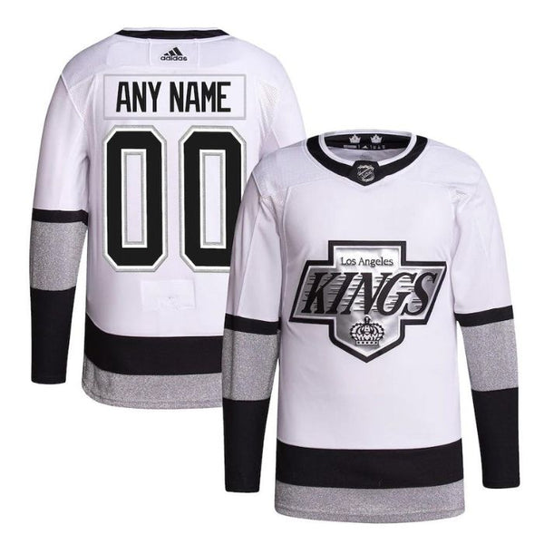 Los Angeles Kings 2022/23 Alternate Primegreen Pro Custom Unisex Jersey - White - Champions Jerseys