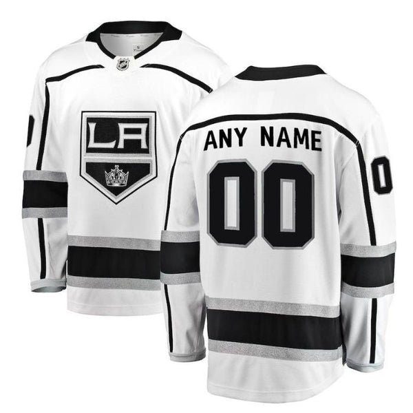 Los Angeles Kings Away 2023 Breakaway Custom Unisex Jersey - White - Champions Jerseys