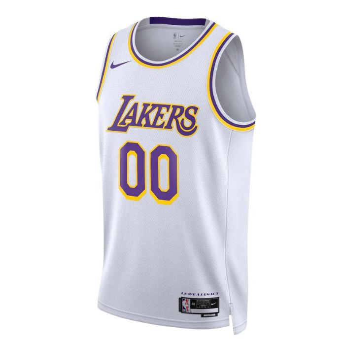 Los Angeles Lakers Unisex 2022/23 Swingman Custom Jersey White - Association Edition - Champions Jerseys