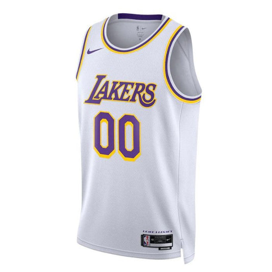 Los Angeles Lakers Unisex 2022/23 Swingman Custom Jersey White - Association Edition - Champions Jerseys