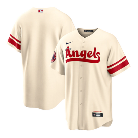 Los Angeles Angels 2022 City Connect Team Custom Jersey - Cream - Champions Jerseys