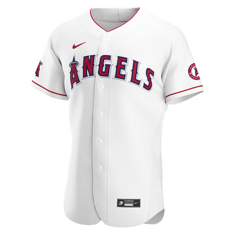 Los Angeles Angels Home Team Custom Jersey - White - Champions Jerseys