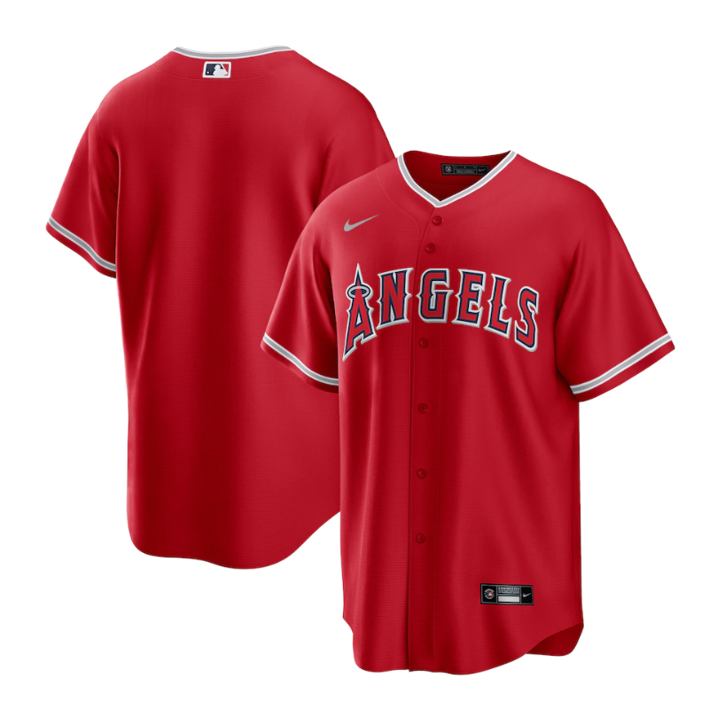 Los Angeles Angels Team Alternate Team Customized Jersey - Red - Champions Jerseys