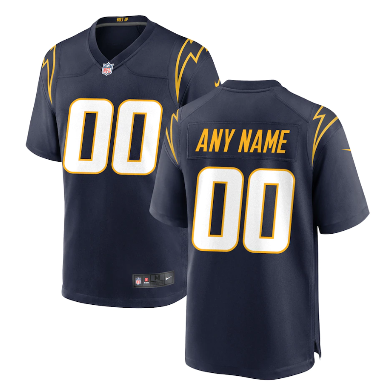 Los Angeles Chargers Alternate Custom Game Jersey 2023/24 - Navy