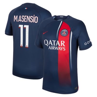 M.Asensio Paris Saint-Germain  Home Stadium Shirt 2023-24