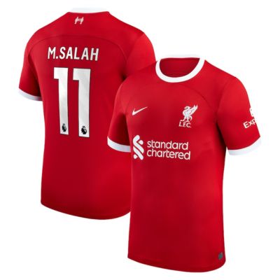 M.Salah Liverpool Home Stadium Shirt 2023-24 Jersey Player