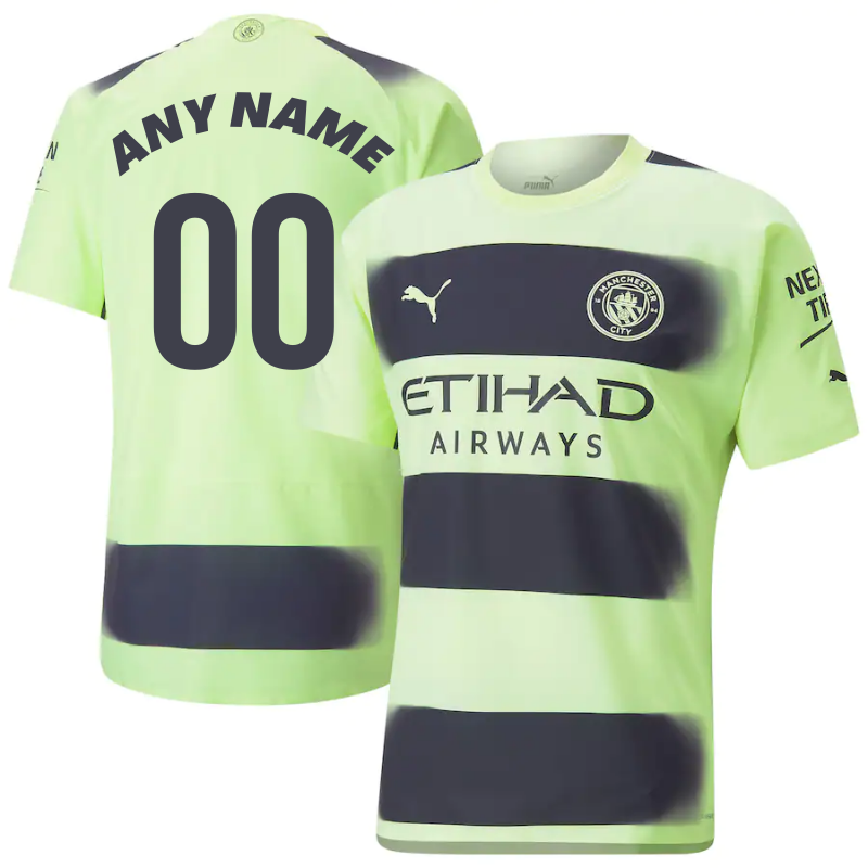 Manchester City Third Shirt   2022-23 Custom Unisex Jersey All genders - Jersey Teams World