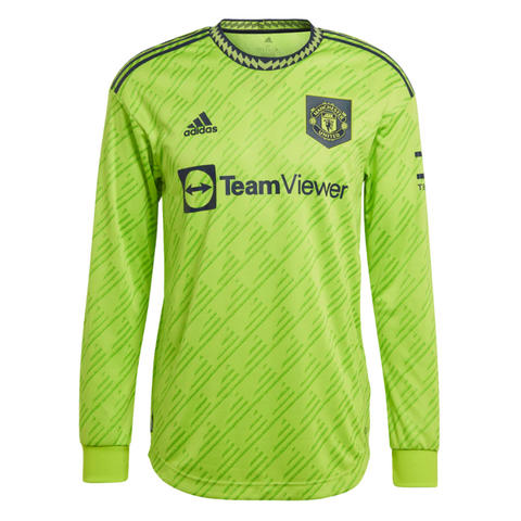 Manchester United Third Shirt   2022-23 - Long Sleeve with Unisex Jersey Ronaldo 7 printing - Jersey Teams World