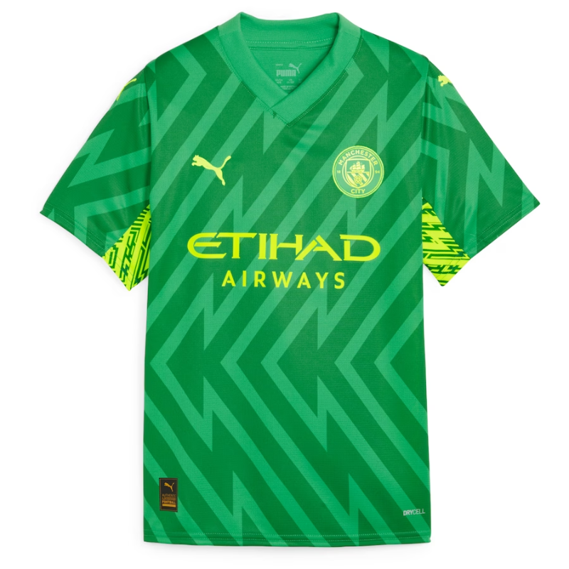 Manchester City Goalkeeper Shirt 2023-24 -  Ederson M. 31 printing Jersey - Green - Jersey Teams World