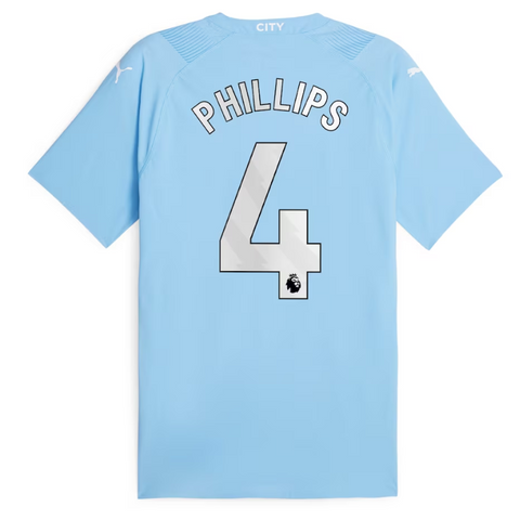 Manchester City Team 2023-24 with Jersey Phillips 4 printing - Sky Blue - Jersey Teams World