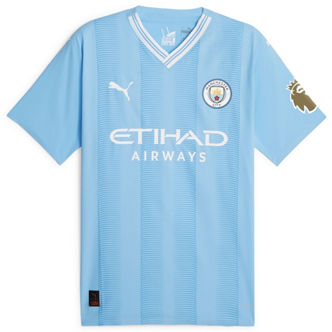 Manchester City Team 2023/24 Customized Jersey - Sky Blue - Jersey Teams World