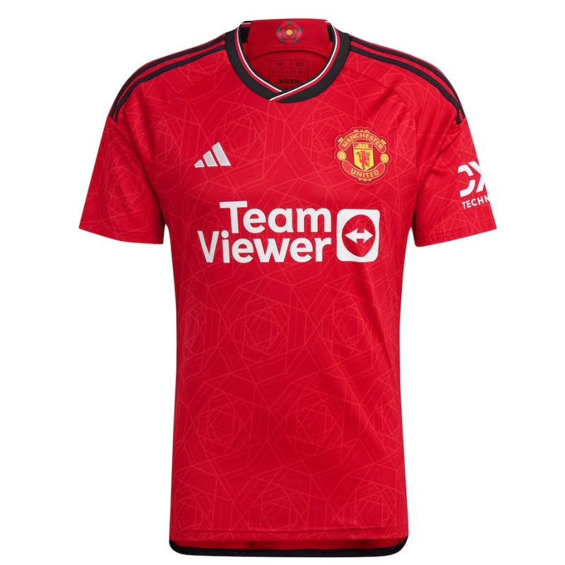 Manchester United Shirt 2023/24 Home Custom Jersey - Red - Jersey Teams World