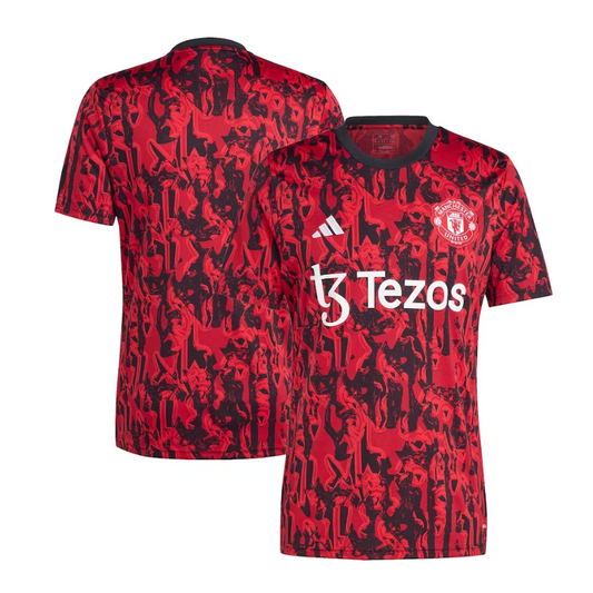 Manchester United Team 2023/24 Pre-Match Top - Red - Jersey Teams World