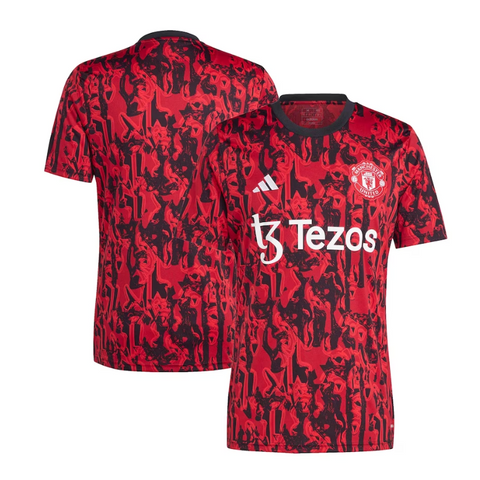Manchester United Team 2023/24 Pre-Match Top - Red - Jersey Teams World