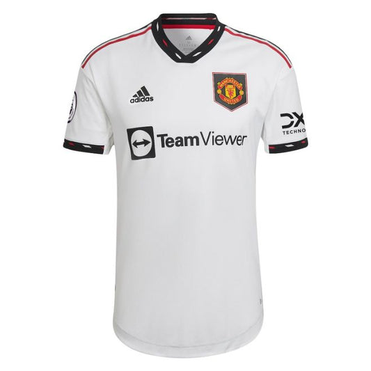 Manchester United Unisex Shirt 2022/23 Away Custom Jersey - White - Jersey Teams World