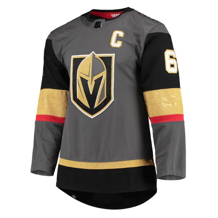 Mark Stone Vegas Golden Knights Team Alternate Captain Patch Primegreen Pro Player Jersey - Gray - Champions Jerseys