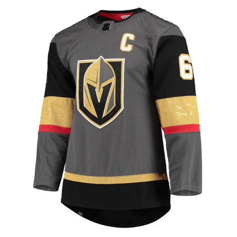 Mark Stone Vegas Golden Knights Team Alternate Captain Patch Primegreen Pro Player Jersey - Gray - Champions Jerseys