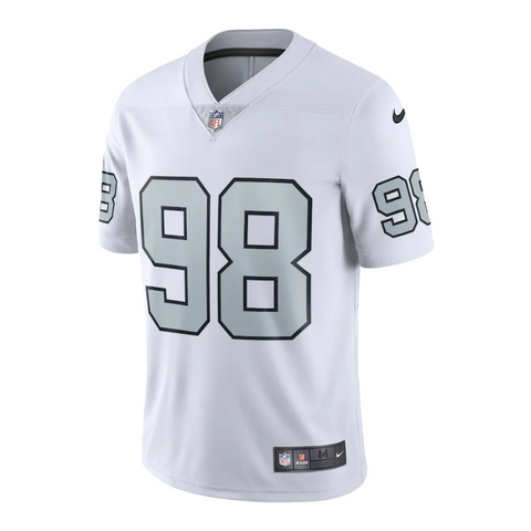 Maxx Crosby 98 Player Las Vegas Raiders Alternate Vapor Limited Jersey 2023/24 - White