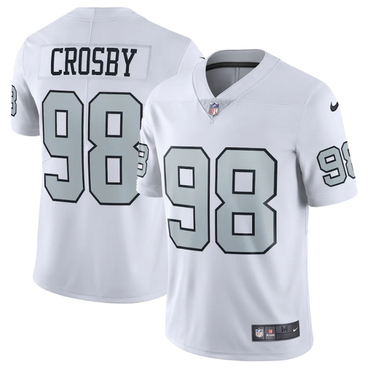 Maxx Crosby 98 Player Las Vegas Raiders Alternate Vapor Limited Jersey 2023/24 - White