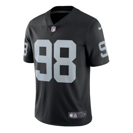Maxx Crosby 98 Player Las Vegas Raiders Limited Jersey 2023/24 - Black