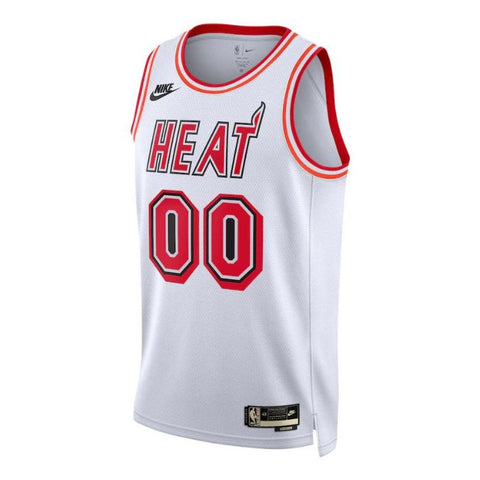 Miami Heat Unisex 2022/23 Custom Swingman Jersey - Classic Edition - White - Champions Jerseys
