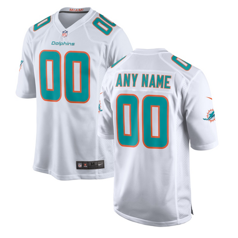 Miami Dolphins Custom Game Jersey 2023/24 - White