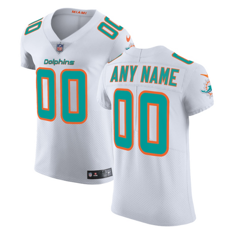Miami Dolphins Vapor Untouchable Elite Custom Jersey 2023/24 - White