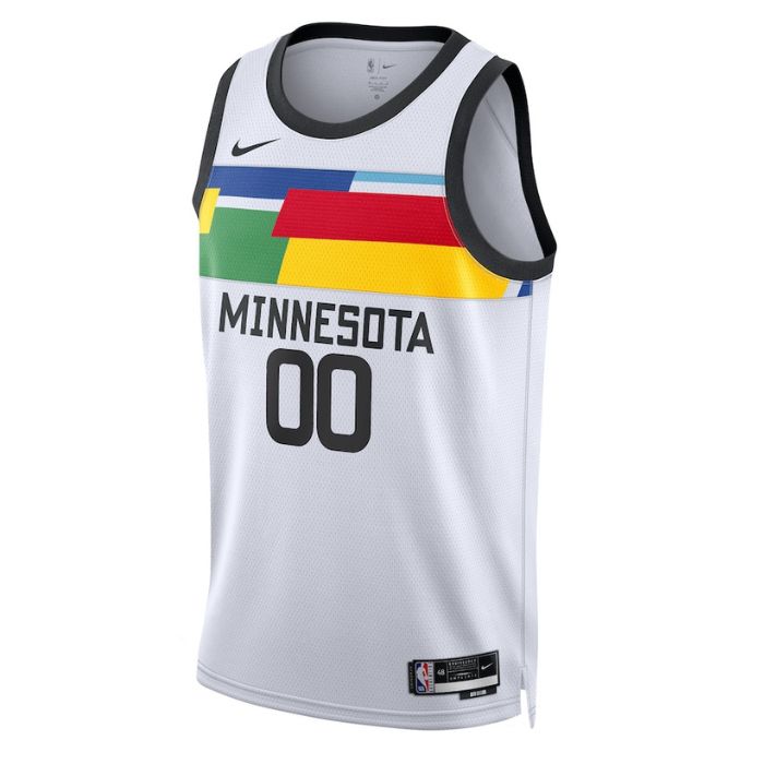 Minnesota Timberwolves Unisex 2022/23 Swingman Custom Jersey - City Edition - White - Champions Jerseys