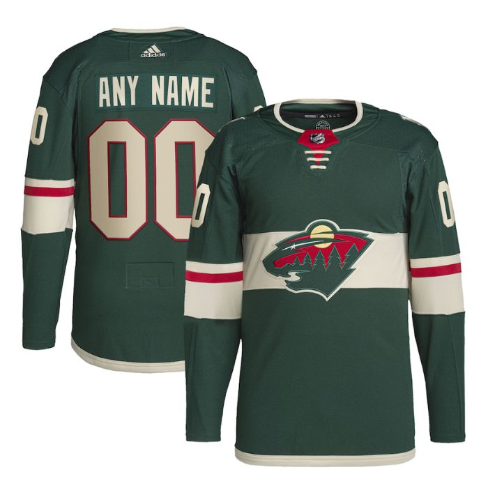 Minnesota Wild Unisex Home Primegreen Pro Custom Jersey - Green - Champions Jerseys