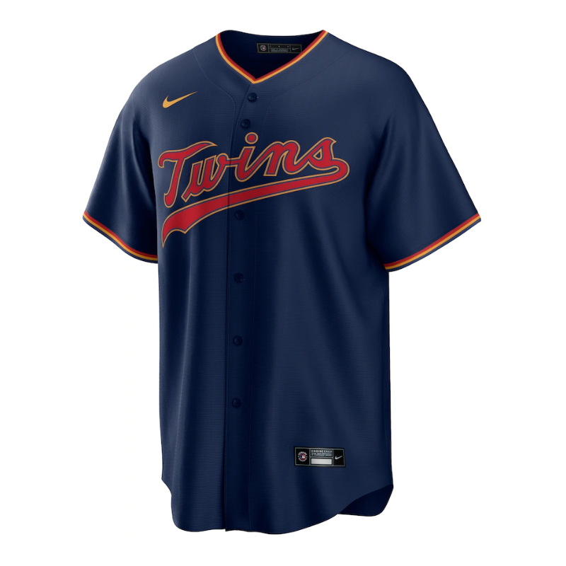 Minnesota Twins Alternate Team Customized Jersey - Navy - Champions Jerseys