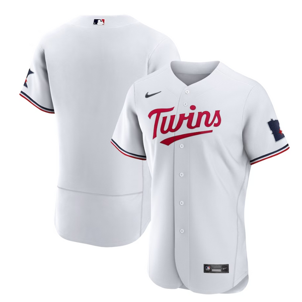 Minnesota Twins Home 2023 Team Custom Jersey - White - Champions Jerseys