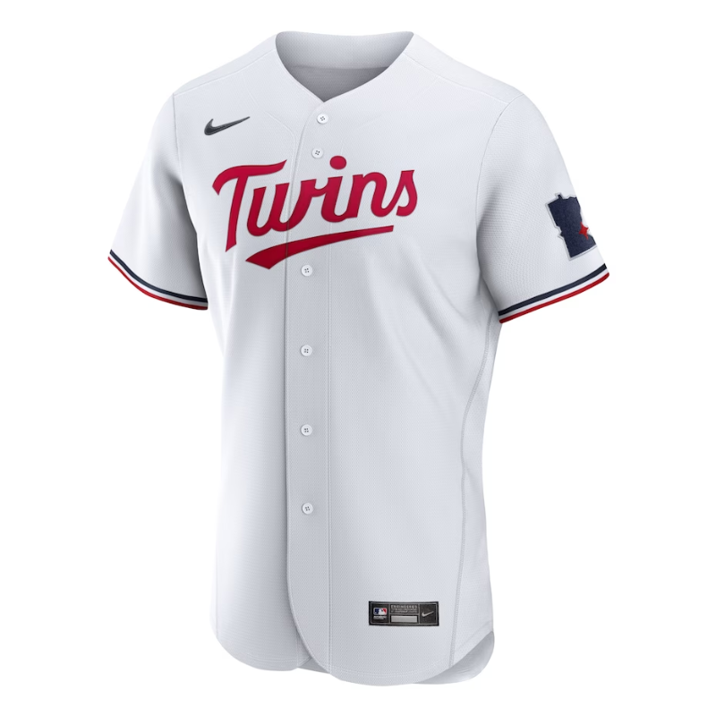 Minnesota Twins Home 2023 Team Custom Jersey - White - Champions Jerseys