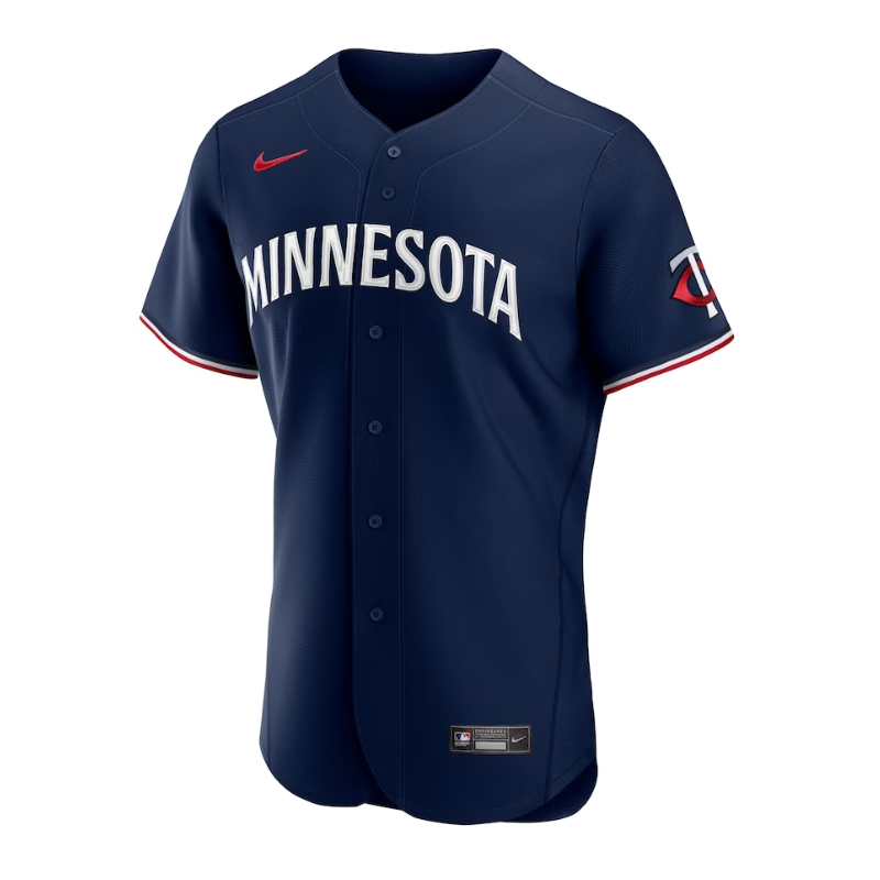 Minnesota Twins Road Alternate 2023 Team Custom Jersey - Navy - Champions Jerseys