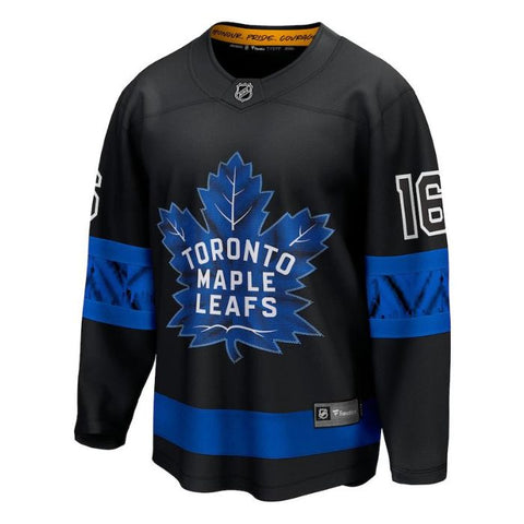 Mitchell Marner Toronto Maple Leafs Team Alternate Premier Breakaway Reversible Player Jersey - Black - Champions Jerseys